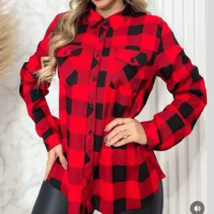 Blusa viscose xadrez importada RF-151
