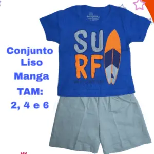 Conjunto Liso Manga RF-318