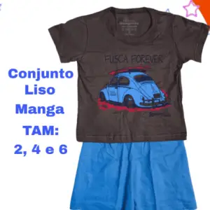 Conjunto Liso Manga RF-320