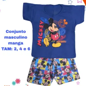 Conjunto Liso Manga RF-323
