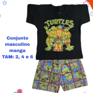 Conjunto Liso Manga RF-324