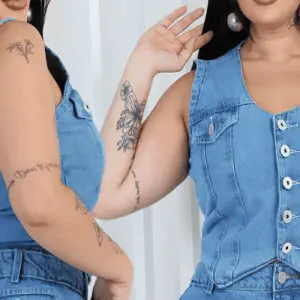 Cropped  Plus Size RF-112